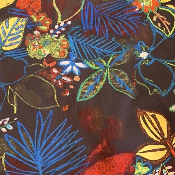 Chico’s Whimsical Night Gretta Tropical Floral Moto Jacket NWOT - Picture 9 of 9